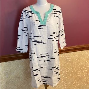 Talbots Linen Beach Coverup